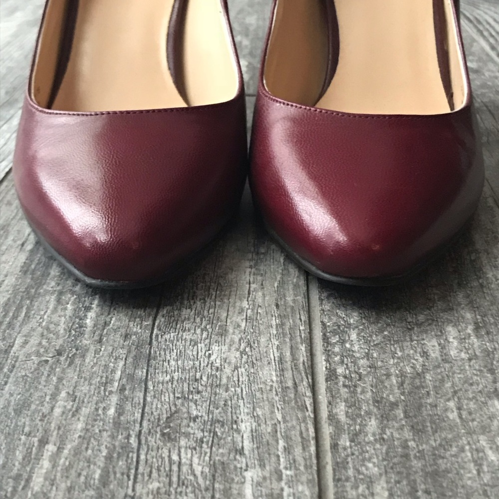 Cole Haan Red Pump Heels - Picture 6 of 8